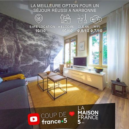Retromirabeau "Le Raspail" - 65M2 Avec Vue - 2 Chambres - 4 Pers - Cours Mirabeau Halles Gare - Emplacement Top - Cheques Vacances Connect Narbona Exterior foto